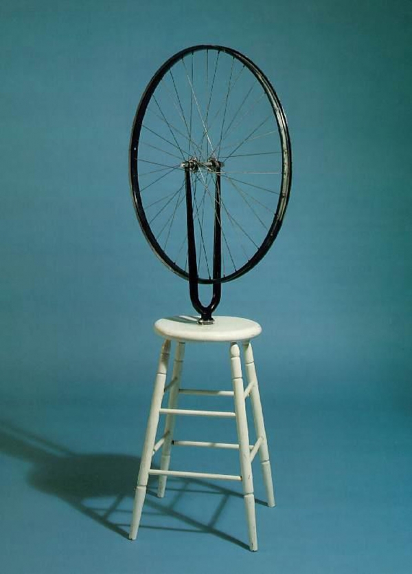 뒤샹 作, ‘자전거 바퀴’, 1913.